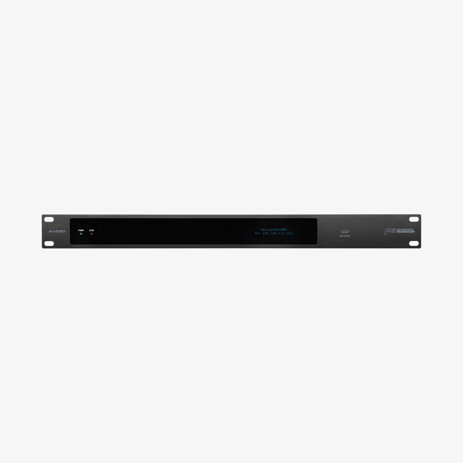 audiophony-ami08d-matrice-audio-dante-8x8-rack-1u image 1