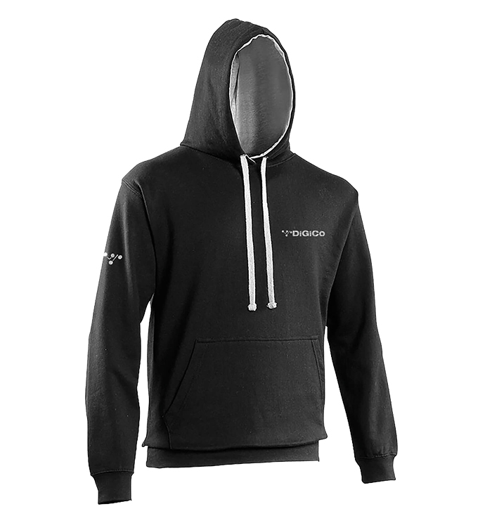 digico-hoodie-sweat-brod-noir-contraste-coton image 4