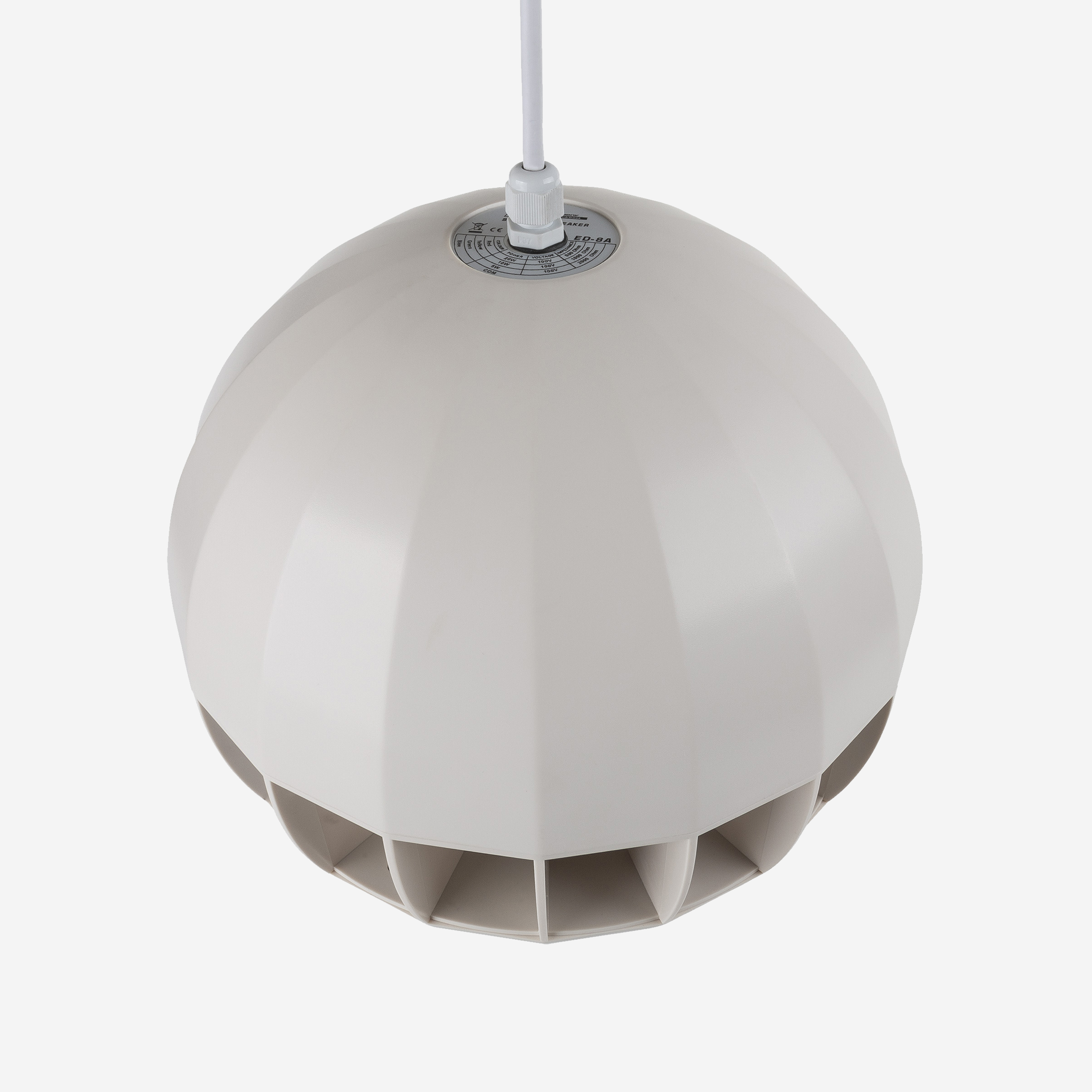 audiophony-shp820w-enceinte-suspendue-360-blanche-100v image 2