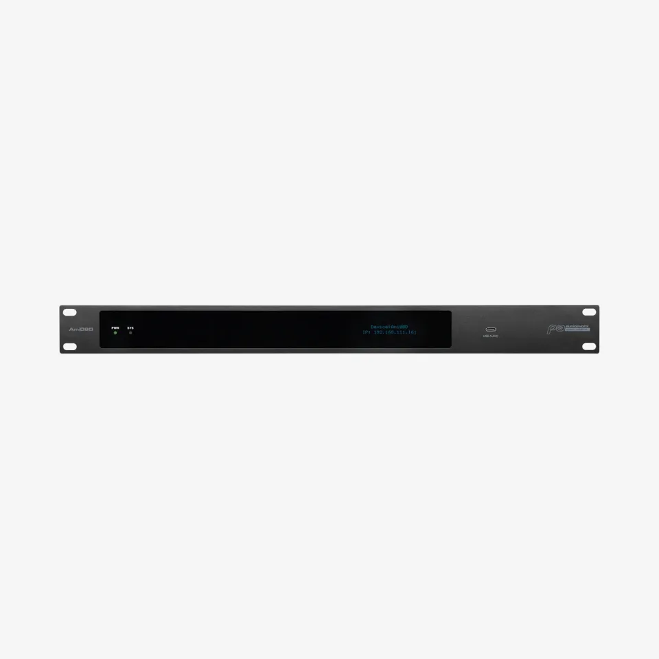 audiophony-ami08d-matrice-audio-dante-8x8-rack-1u image 1