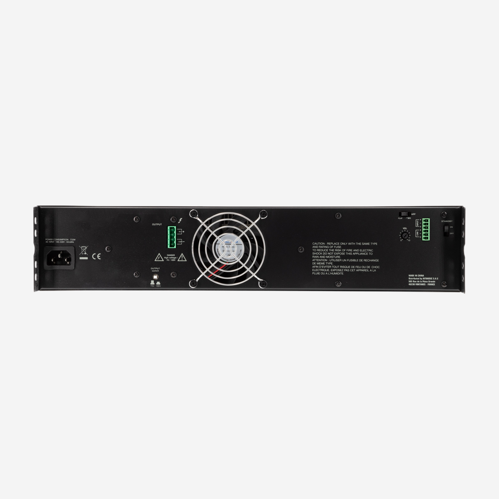 audiophony-amp600-ampli-100v-600w-classe-d image 2