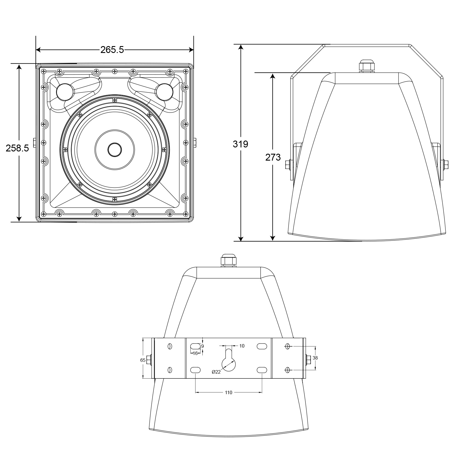 audiophony-ext106-enceinte-suspendue-ext-rieur-grands-espaces image 2