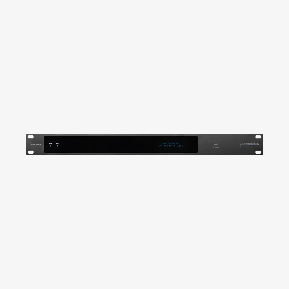 audiophony-ami16d-matrice-audio-dante-16x16-rack-1u image 1