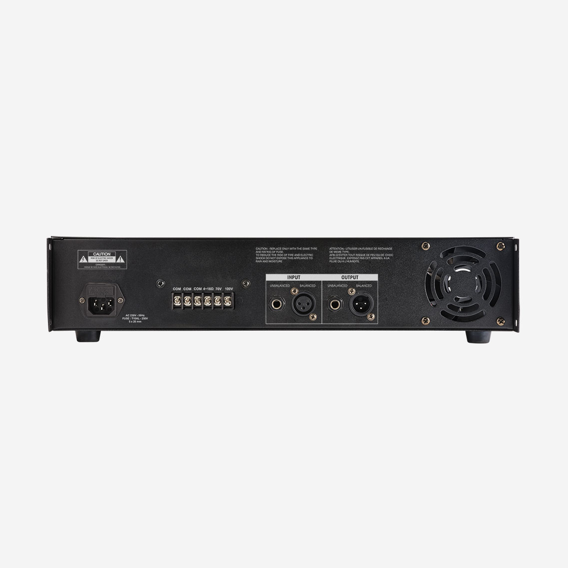 audiophony-amp660-amplificateur-100v-installation image 2