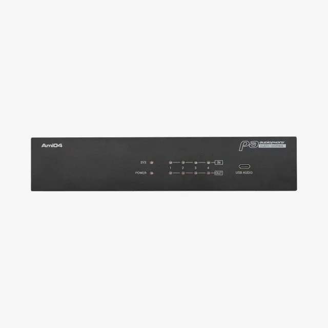 audiophony-ami-ami04-matrice-audio-4x4-dsp-dante image 1