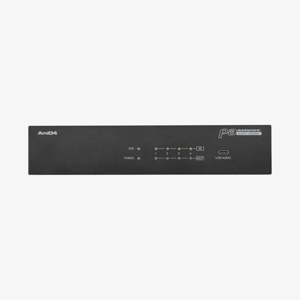 audiophony-ami-ami04-matrice-audio-4x4-dsp-dante image 1