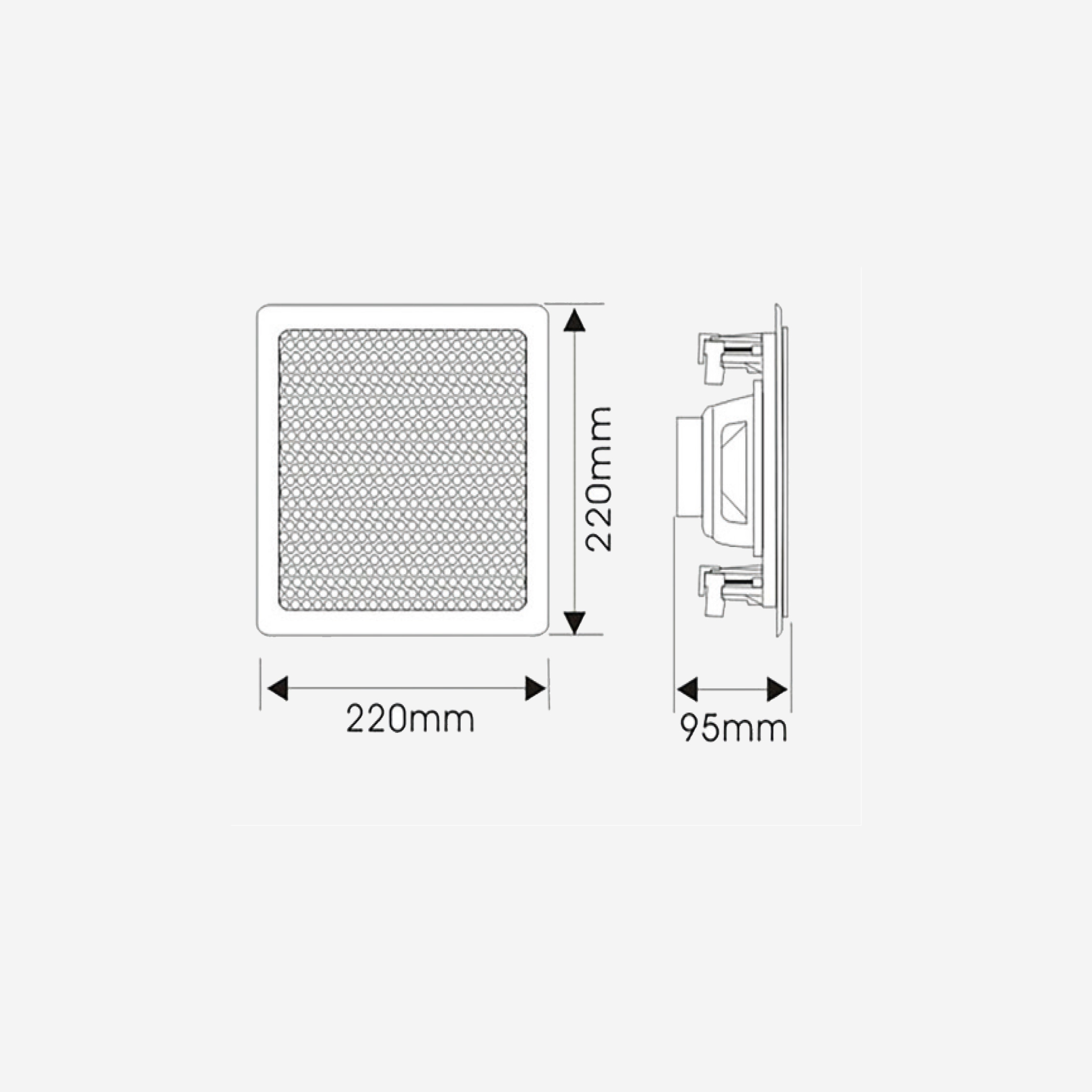 audiophony-chp630sq-plafonnier-carr-encastrable-100v image 5