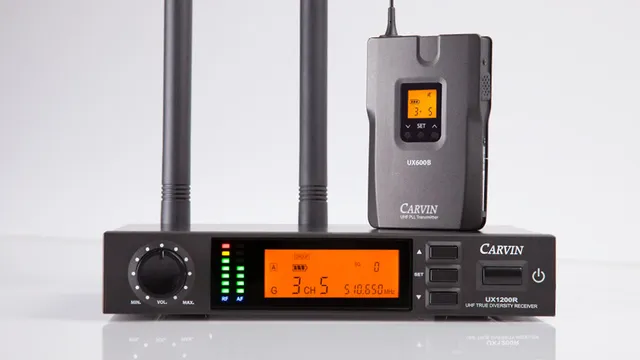 carvin-ux1200b-syst-me-sans-fil-bo-tier-ceinture-uhf image 1