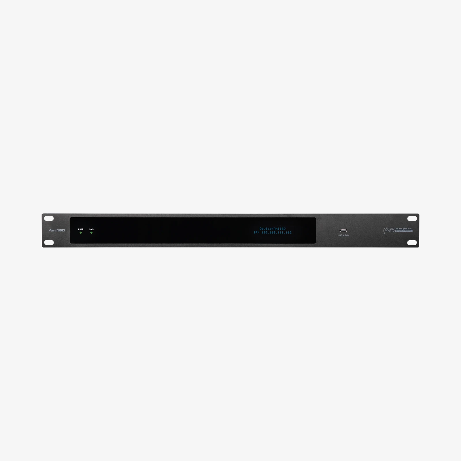 audiophony-ami16d-matrice-audio-dante-16x16-rack-1u image 1