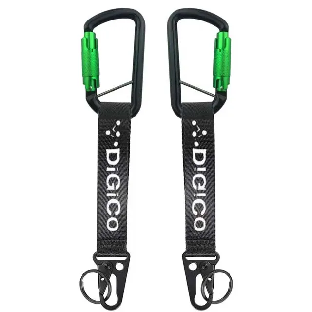 digico-luggage-carabiner-keyring-porte-cl-s-mousqueton-vert image 1