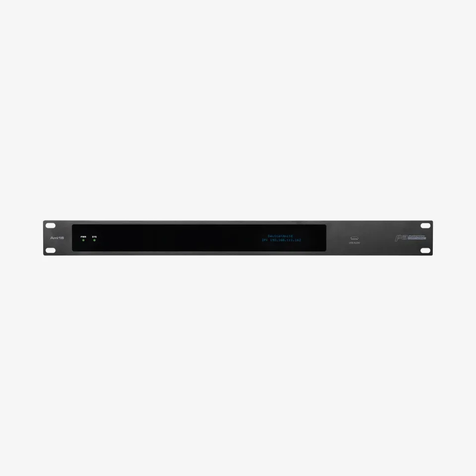 audiophony-ami-ami16-matrice-audio-16x16-rack-1u-dsp image 1