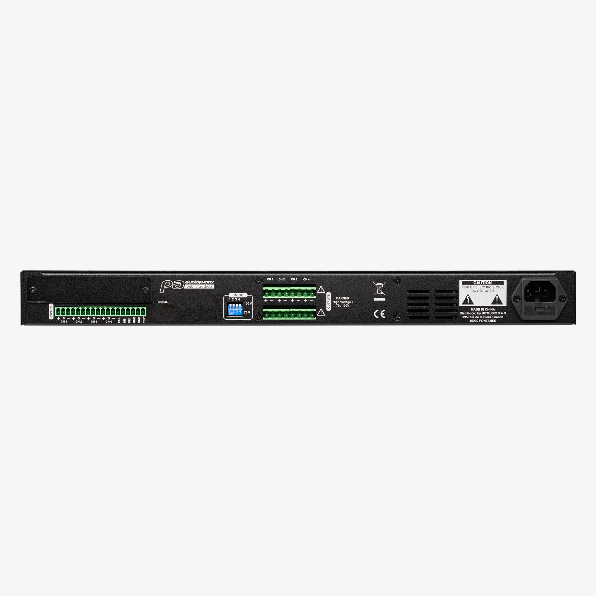audiophony-amp-h-amp300-4h-amplificateur-4x300w-100v image 2