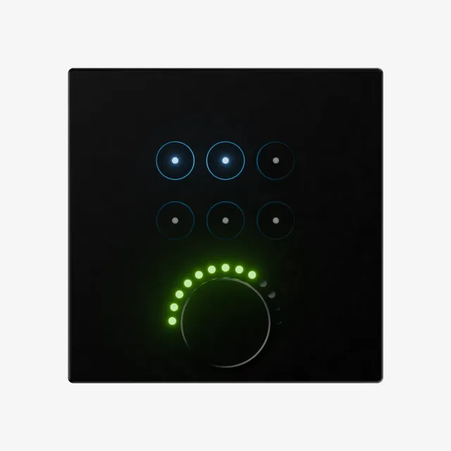audiophony-ami-amictl1b-contr-leur-mural-poe-noir-programmable image 1