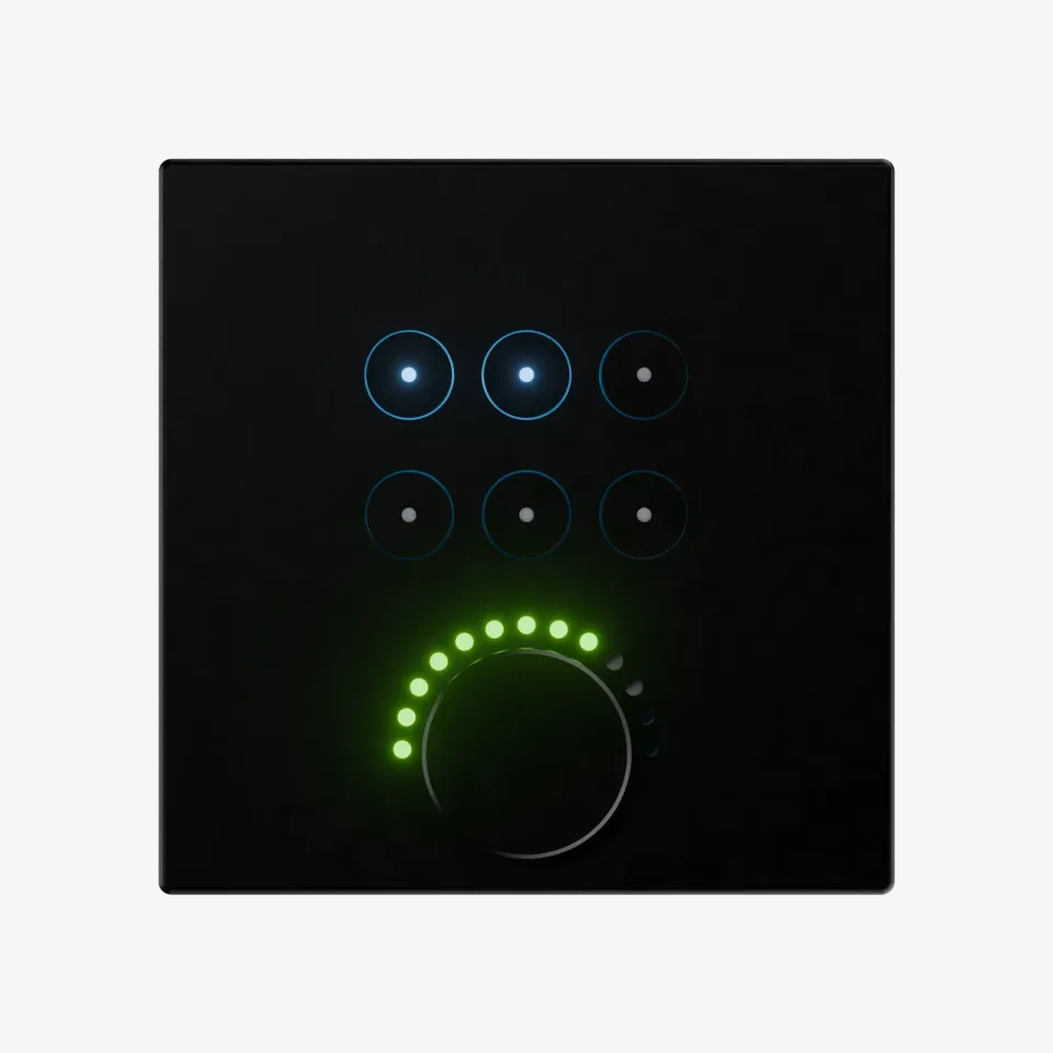audiophony-ami-amictl1b-contr-leur-mural-poe-noir-programmable image 1