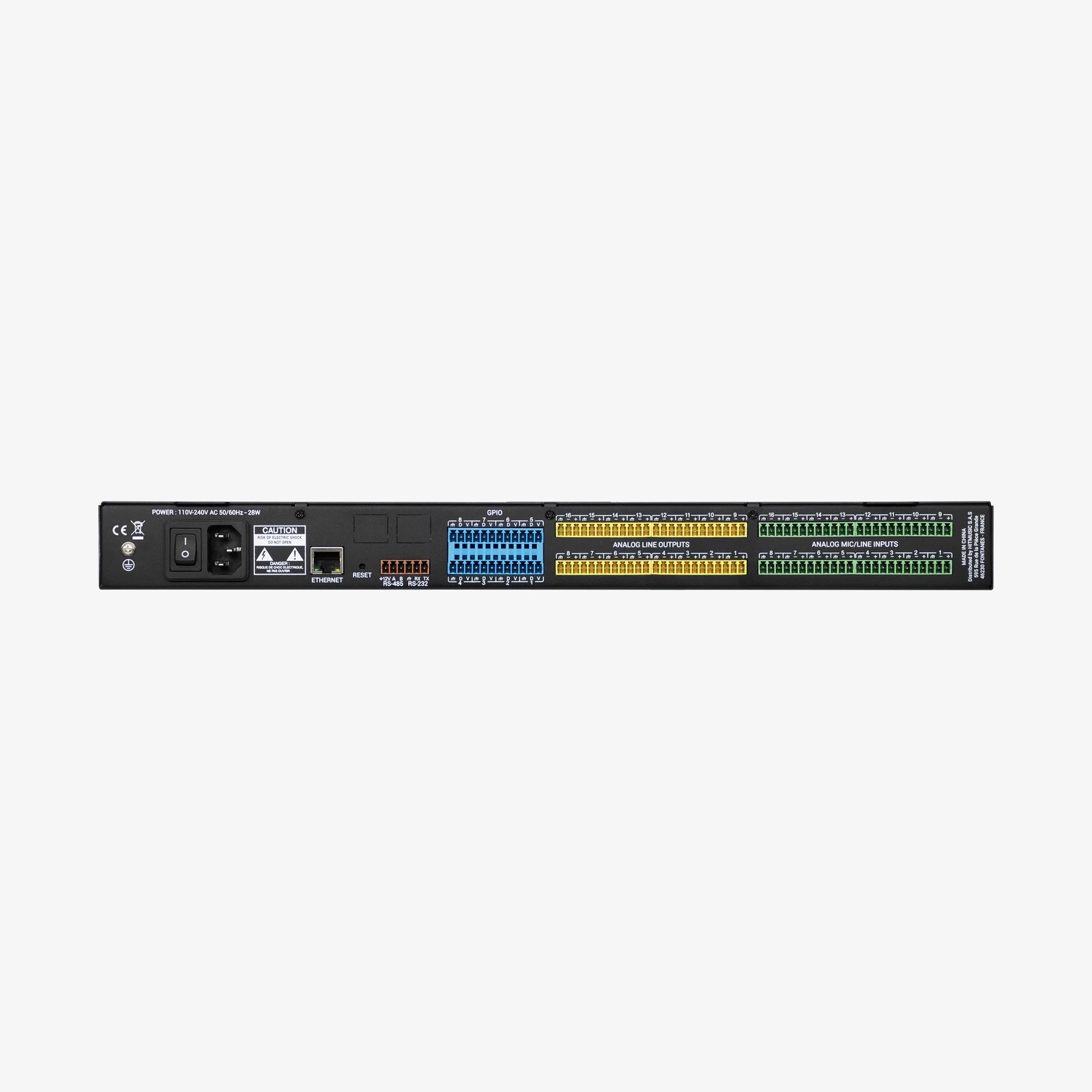 audiophony-ami-ami16-matrice-audio-16x16-rack-1u-dsp image 2
