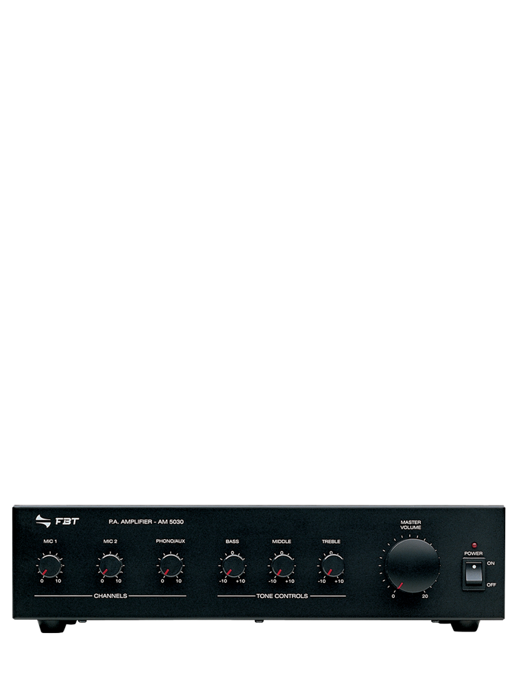 fbt-ax-am-5040-amplificateur-sono-100v-30w-rack image 1