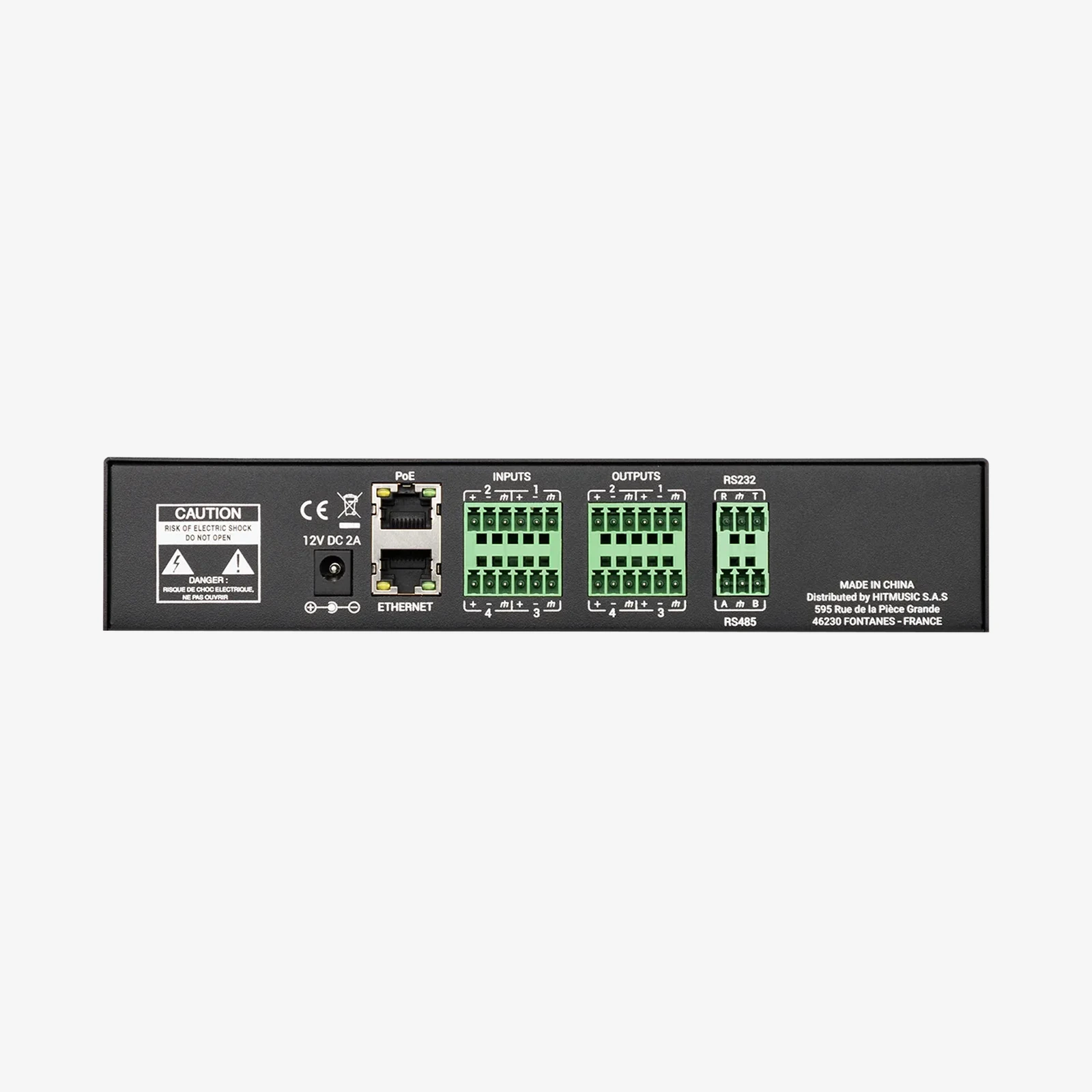 audiophony-ami-ami04-matrice-audio-4x4-dsp-dante image 2