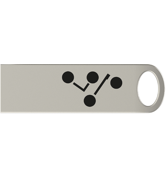 digico-cl-usb-4-go-flash-drive-argent-porte-cl-s image 2