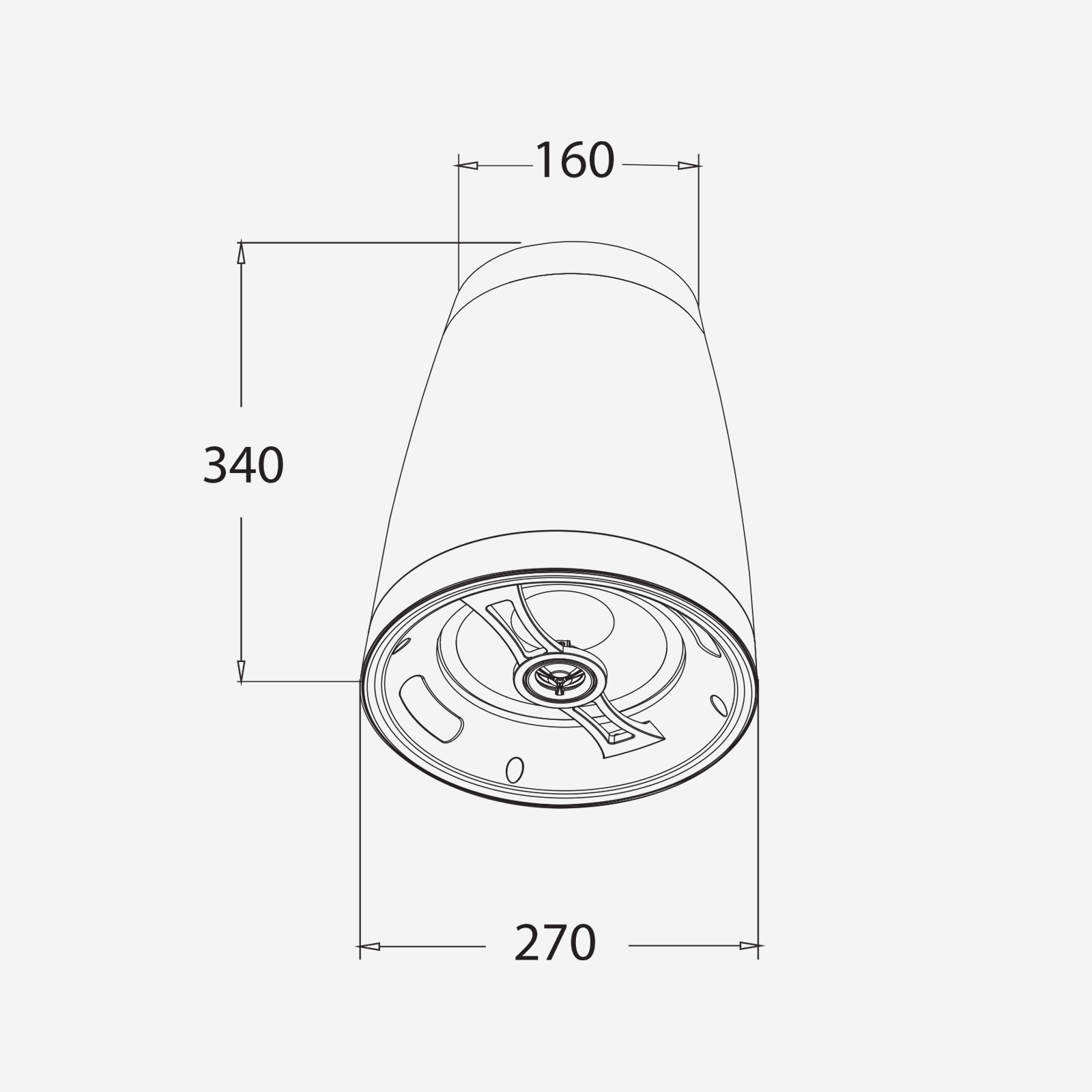 audiophony-shp880b-enceinte-suspendue-noire-80w image 2