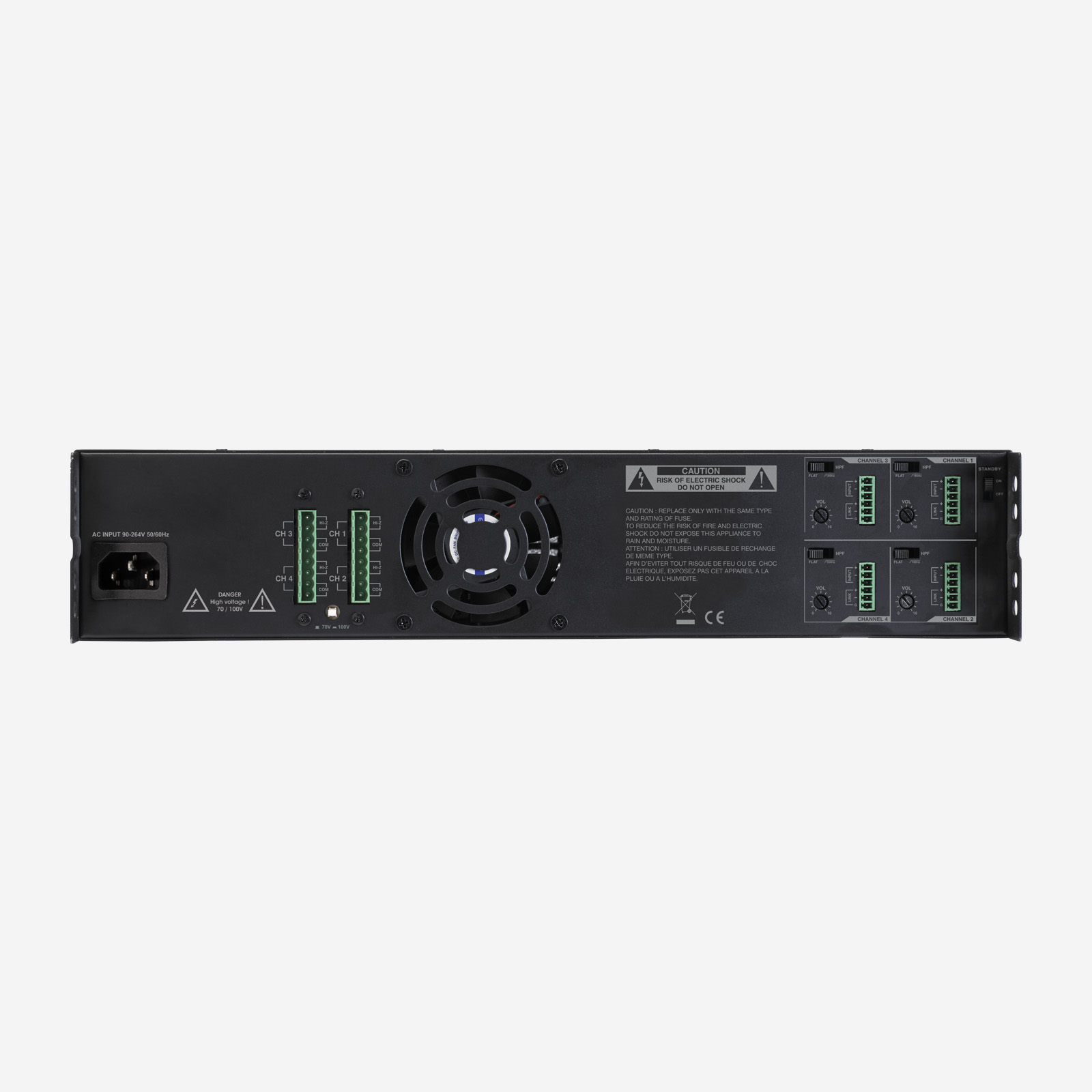 audiophony-amp4600-amplificateur-100v-4x600w-classe-d image 2