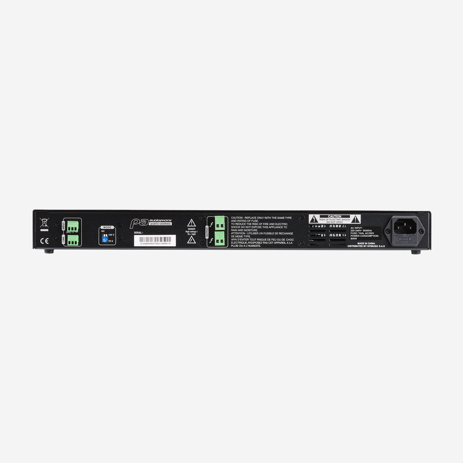 audiophony-amp500-1h-ampli-100v-500w-classe-d image 2