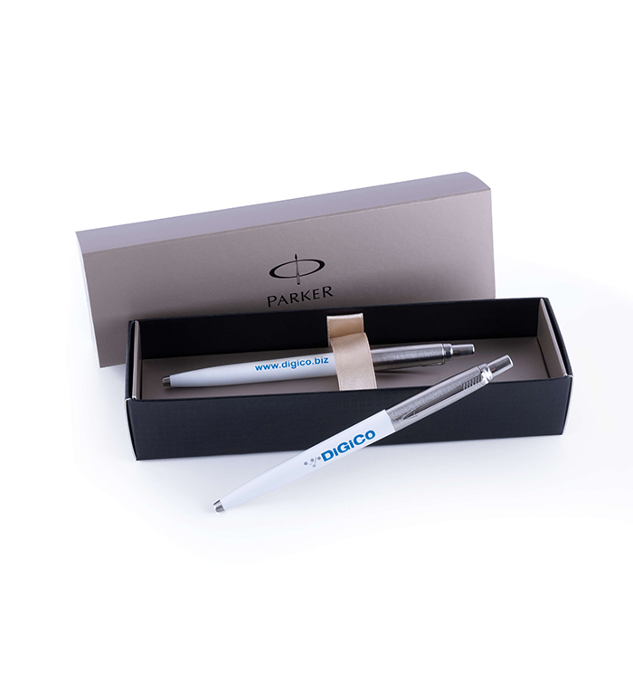 digico-parker-jotter-pen-stylo-bille-blanc-logo image 1