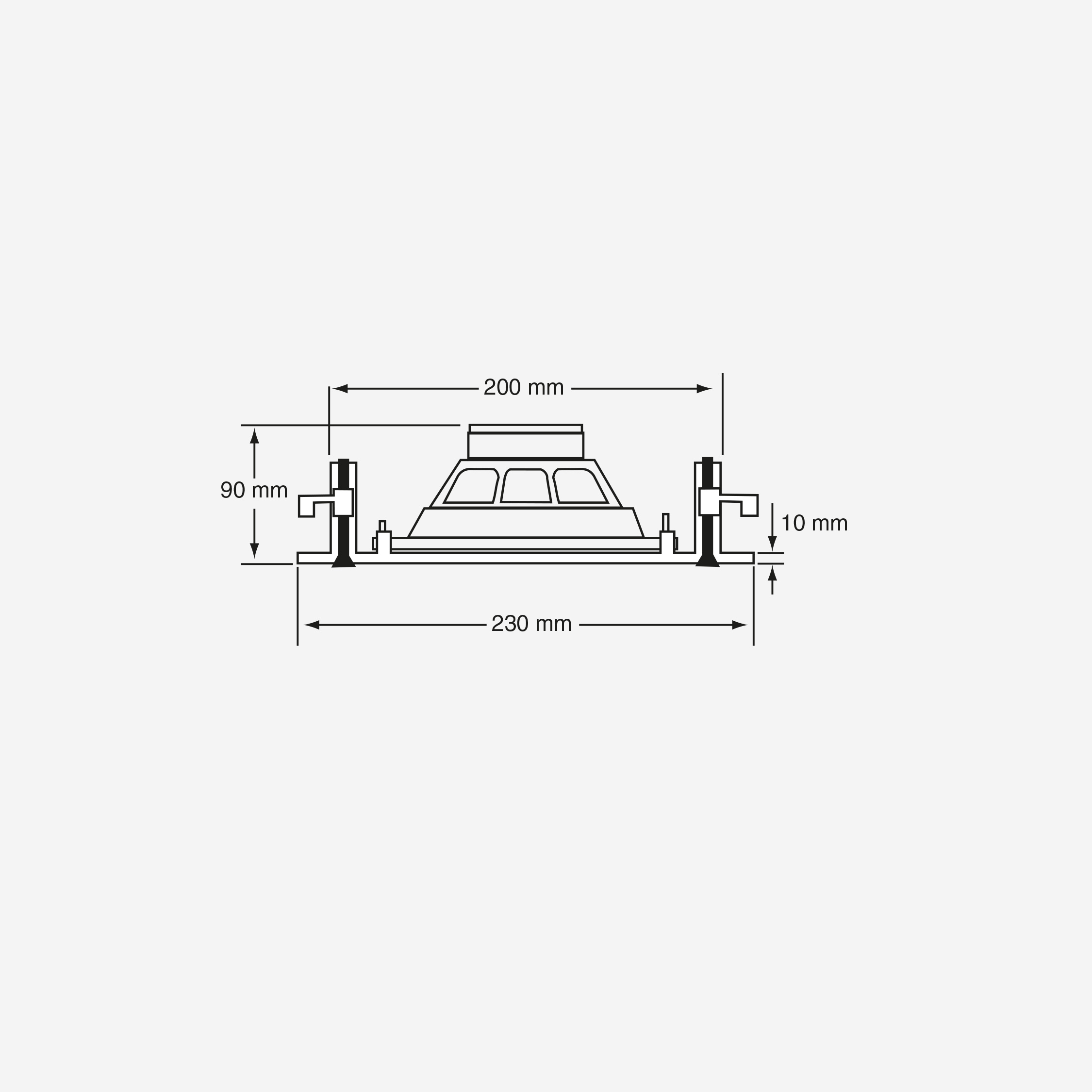 audiophony-chp610-plafonnier-encastrable-2-voies-100v-coaxial image 2